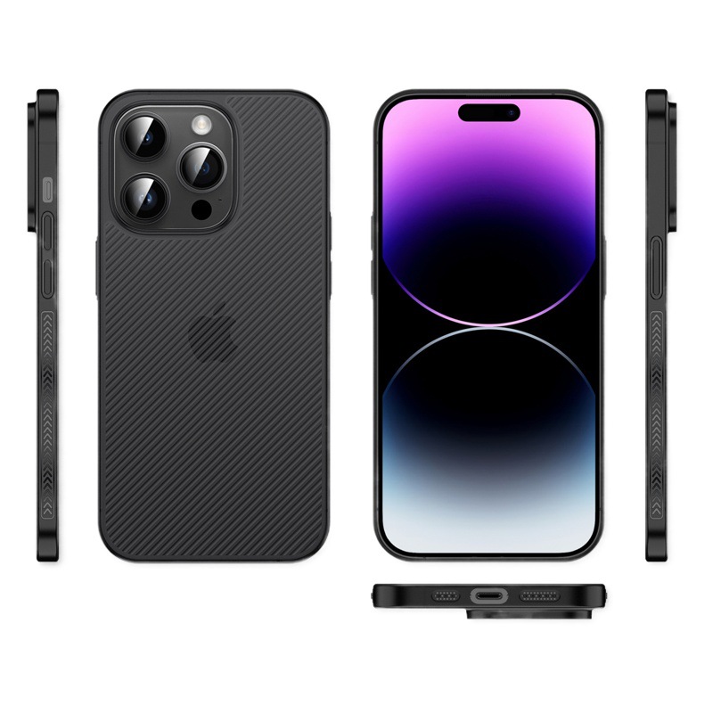 適用蘋果iphone1314 15 16promax波浪紋斜紋條紋pp手機殼 6