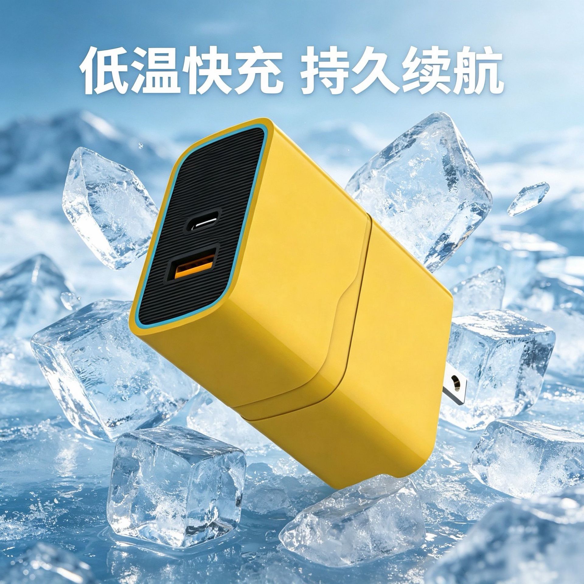 跨境爆款120W閃充充電器全協議兼容PD+USB多口歐規美規充電頭 3