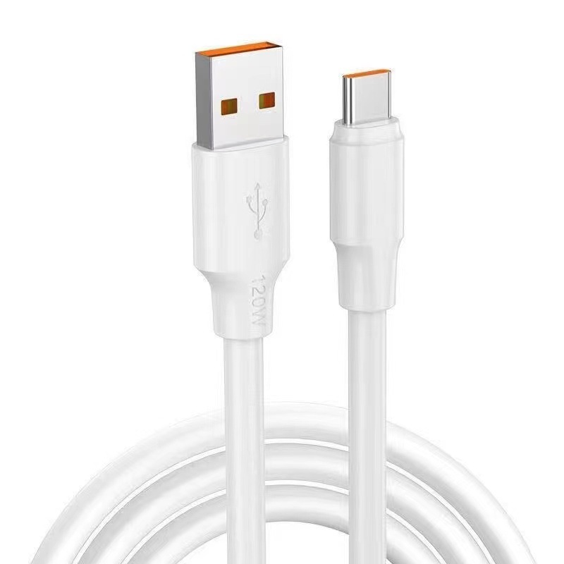 120w加粗蟒蛇6a超級快充數據線 適用安卓華為typec手機快充充電線 5