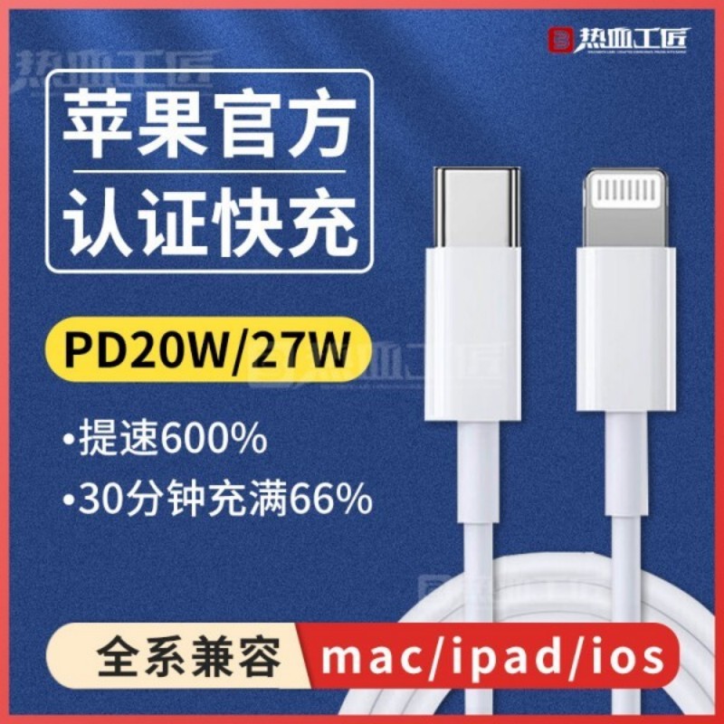超級快充PD充電器數據線適用蘋果8/9/10/11/12/13/14熱血工匠X04 1