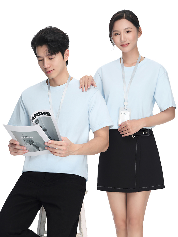 虎牌260g精梳純棉t恤定製工作服廣告文化衫訂製印logo 16支24顏色 5