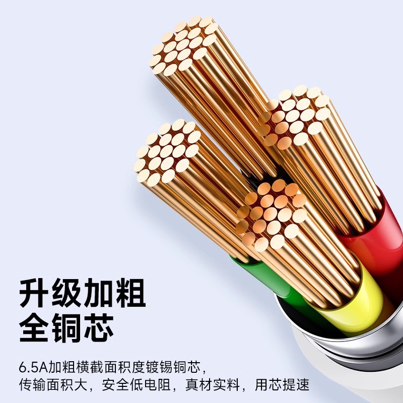 適用OPPO手機超級閃充數據線真我realme65W快充線80W充電器線套裝 4