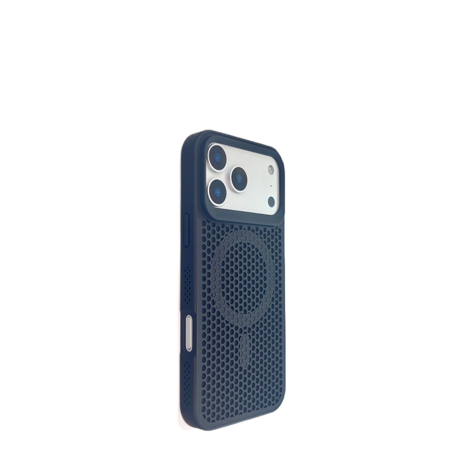跨境適用iPhone18PROMAX蜂窩散熱膚感磁吸手機殼蘋果17防摔保護套 5