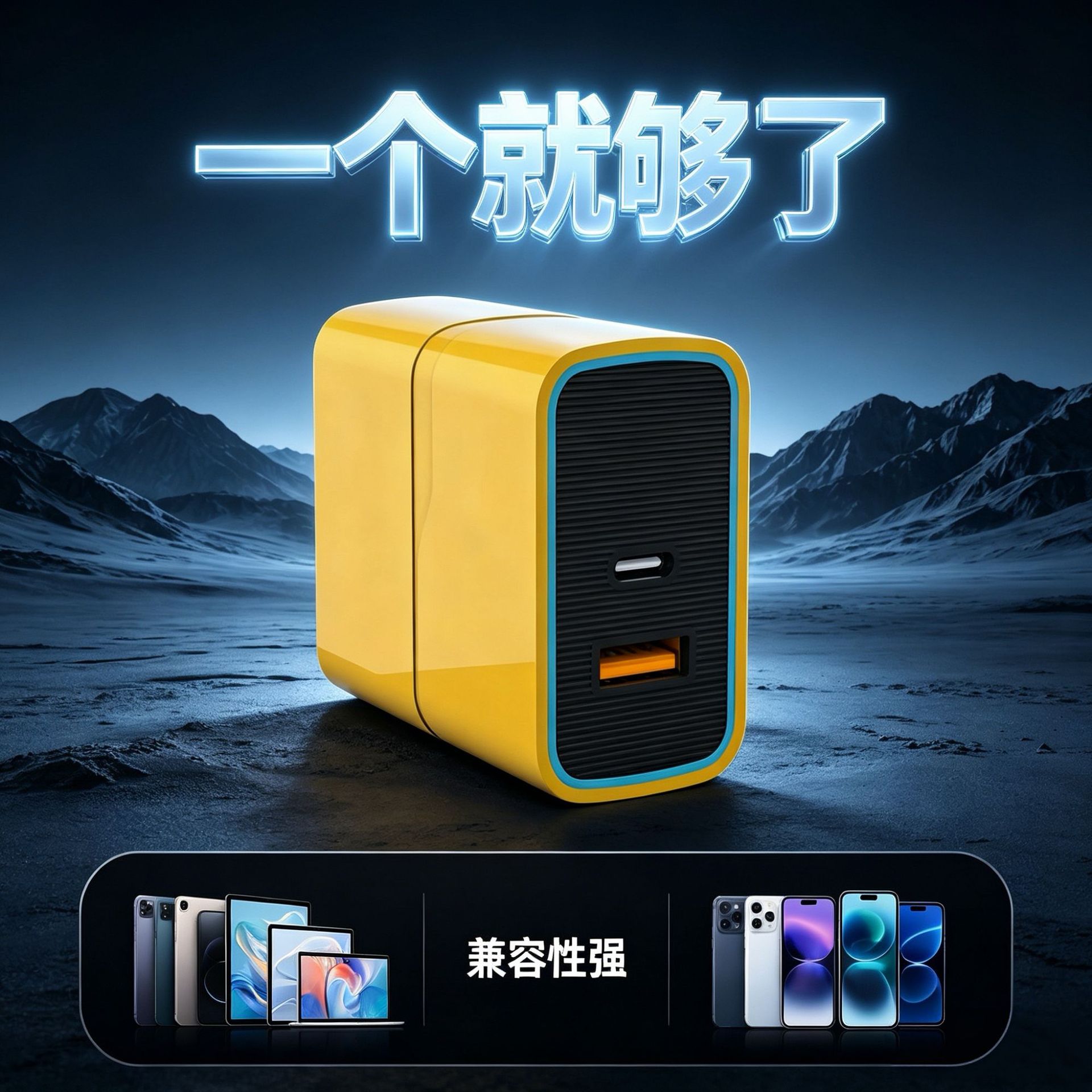 跨境爆款120W閃充充電器全協議兼容PD+USB多口歐規美規充電頭 4