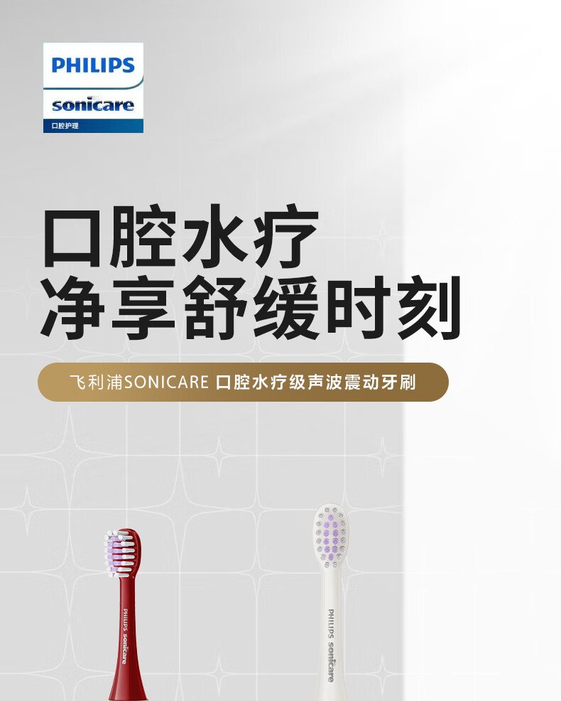 飛利浦 Sonicare 電動牙刷 HX2491/01｜30,000次/分鐘聲波震動｜智能壓力感應｜多模式護齒系統（含便攜充電旅行盒） detail 1