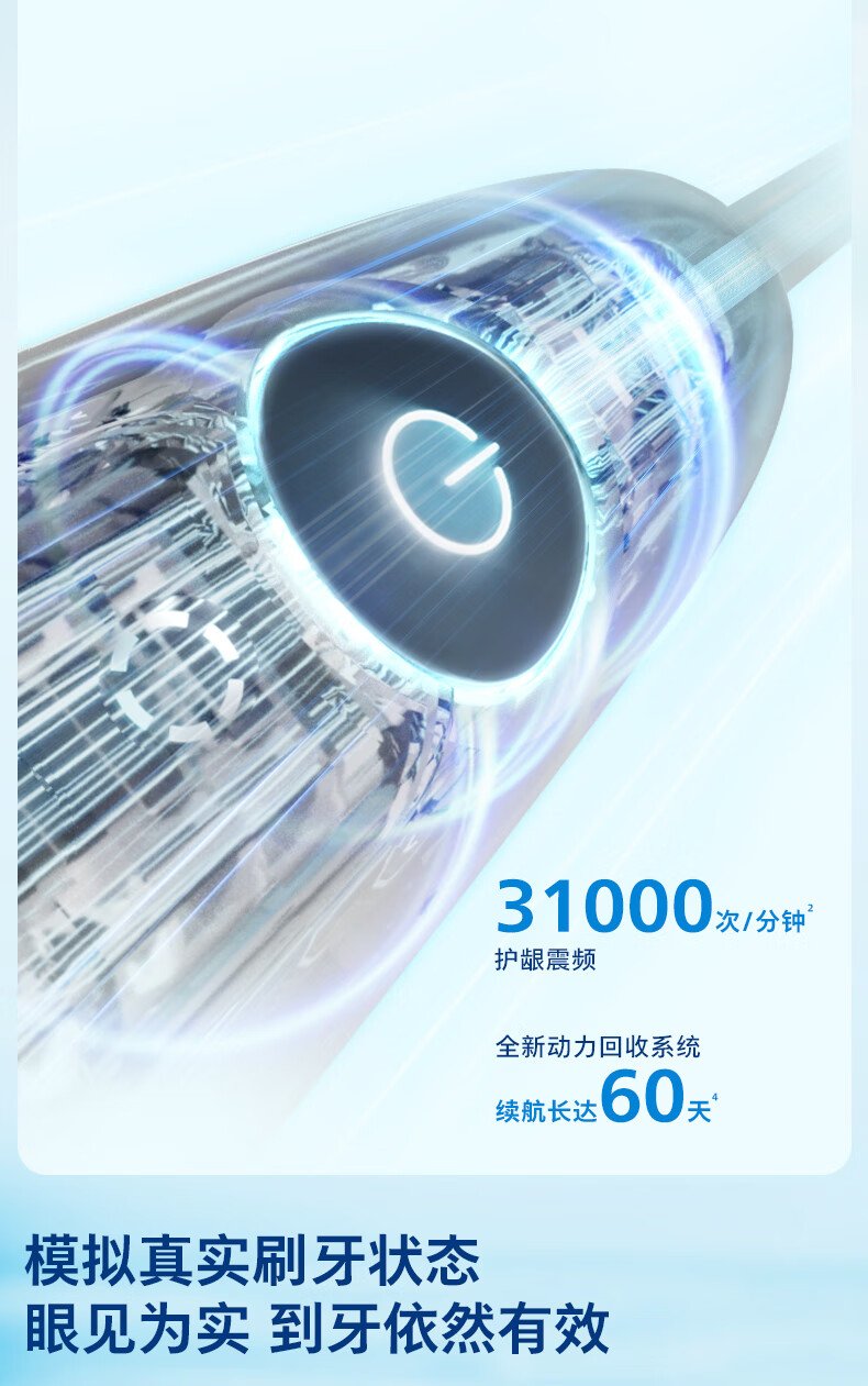 飛利浦 Sonicare 電動牙刷 HX5181/02 （星云藍｜現代簡約設計｜超音波科學潔牙） detail 7