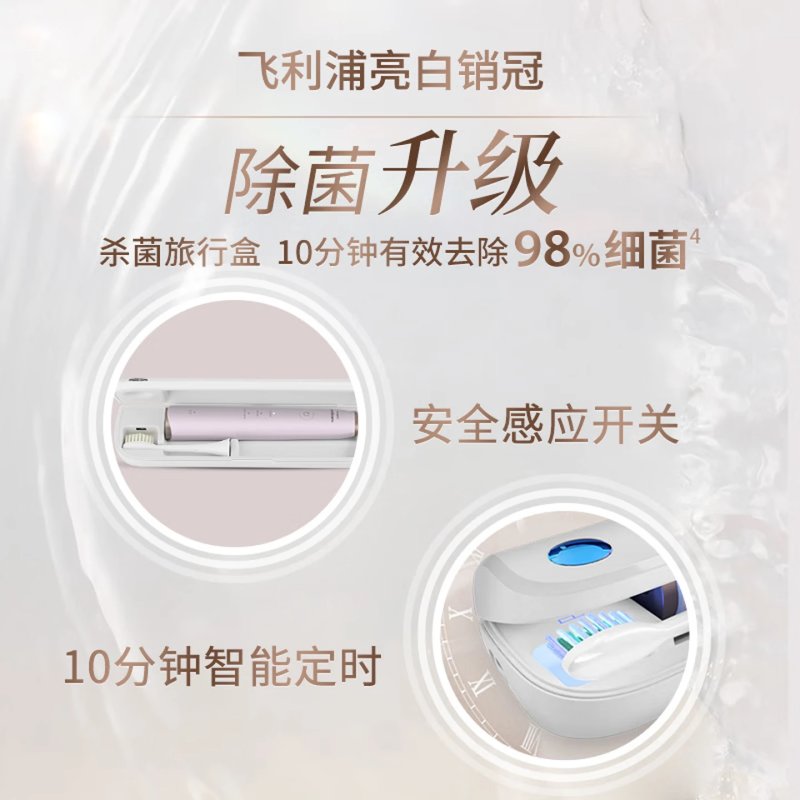 飛利浦聲波電動牙刷HX2461-06（深藍）｜現代簡約設計・多模式智能護齒 5