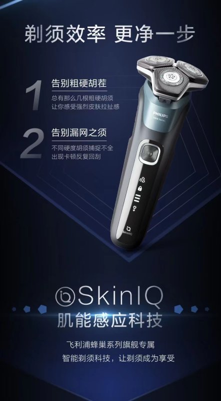 飛利浦SkinaQ電動刮鬍刀 S5832 6